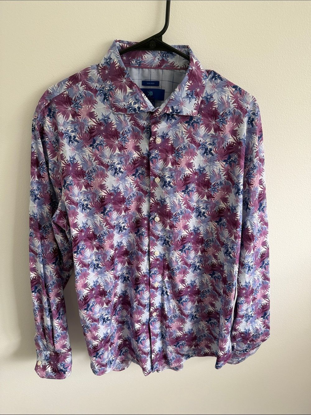 Egara Men’s Floral Dress Shirt